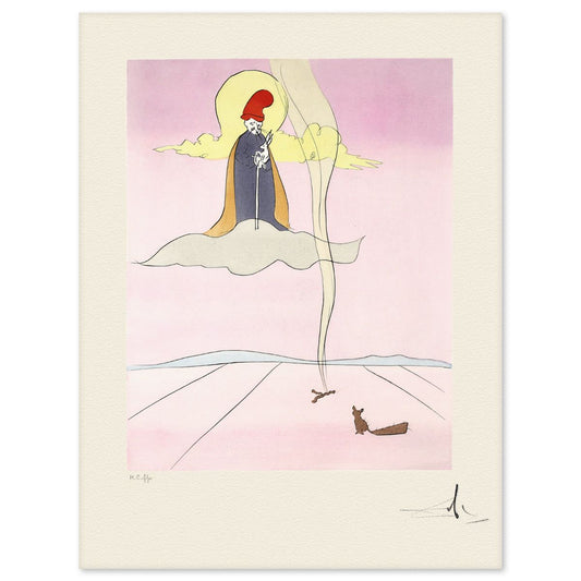 Salvador Dali- Etching "Jugoye"