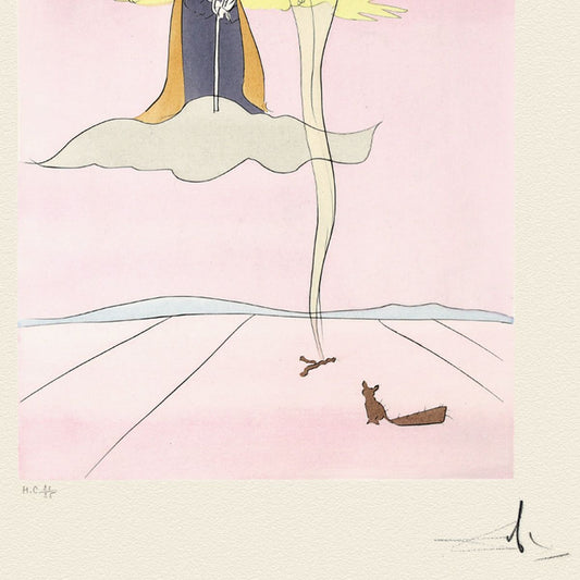 Salvador Dali- Etching "Jugoye"