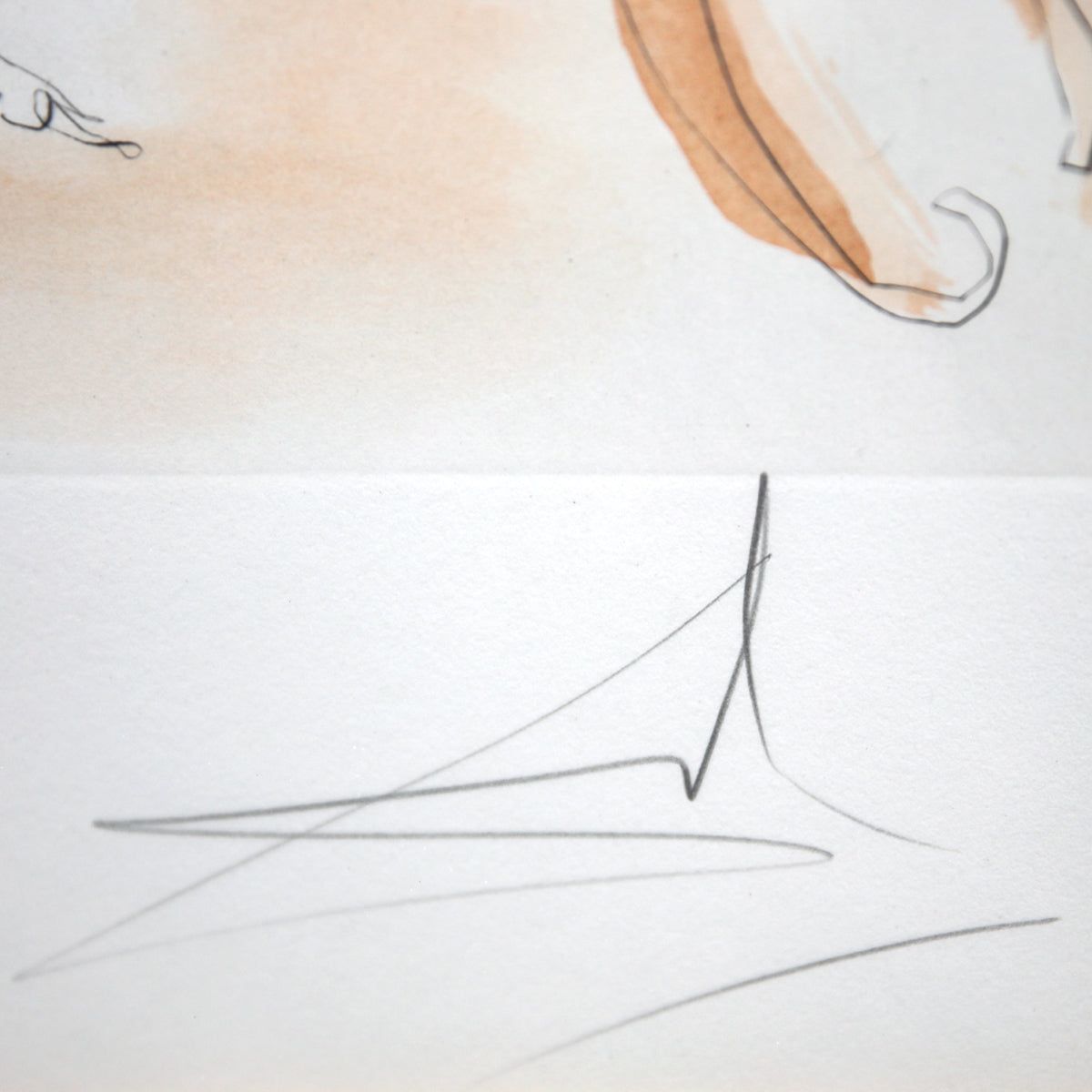 Salvador Dali- Original Lithograph "Venus Mars et Cupidon"