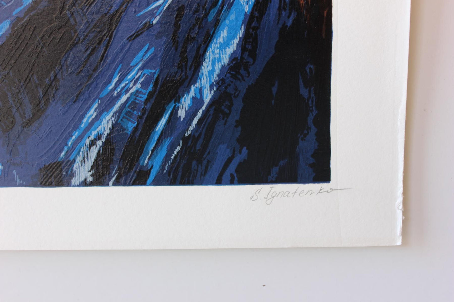 Sergey Ignatenko- Original Serigraph on Paper "Relaxation"