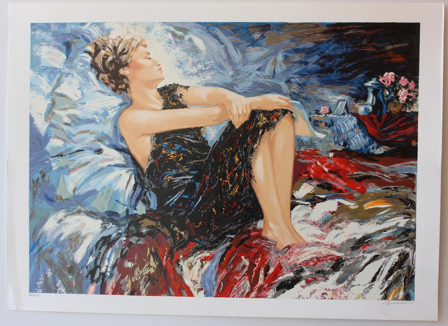 Sergey Ignatenko- Original Serigraph on Paper "Sleeping Beauty"