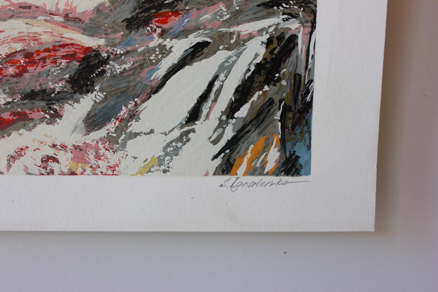 Sergey Ignatenko- Original Serigraph on Paper "Sleeping Beauty"