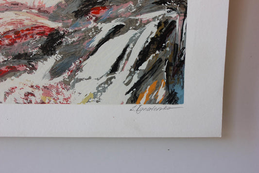 Sergey Ignatenko- Original Serigraph on Paper "Sleeping Beauty"