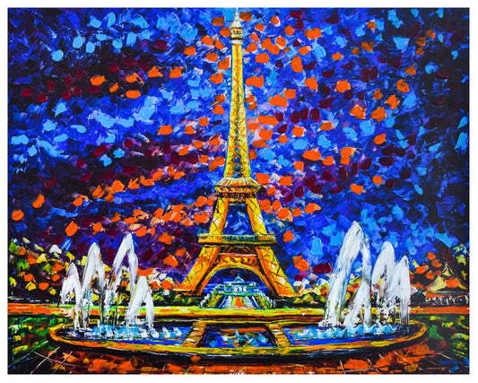 Svyatoslav Shyrochuk- Mixed Media "Paris View"