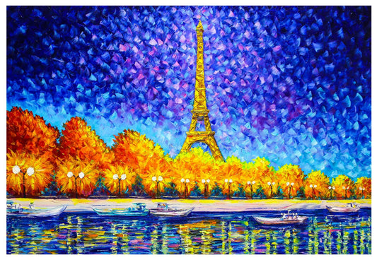 Svyatoslav Shyrochuk- Original Oil on Canvas "City Of Lights"