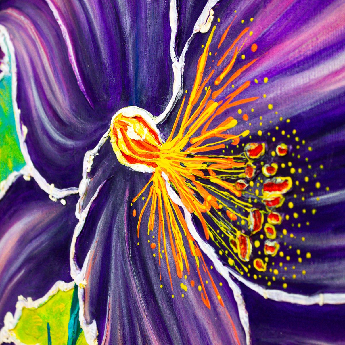 Svyatoslav Shyrochuk- Original Oil on Canvas "Purple"