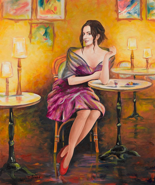 Taras Sidan- Original Giclee on Canvas "Smile"