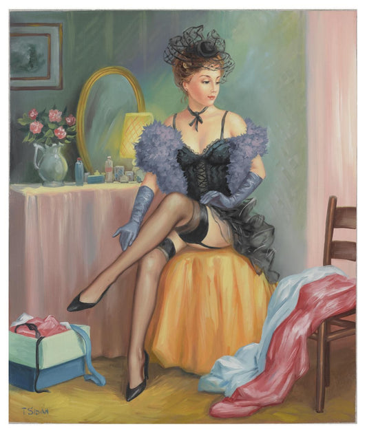 Taras Sidan- Original Giclee on Canvas "Tatiana"
