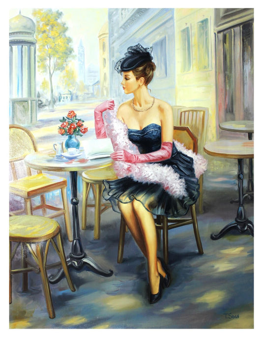 Taras Sidan- Original Giclee on Canvas "Magenta"