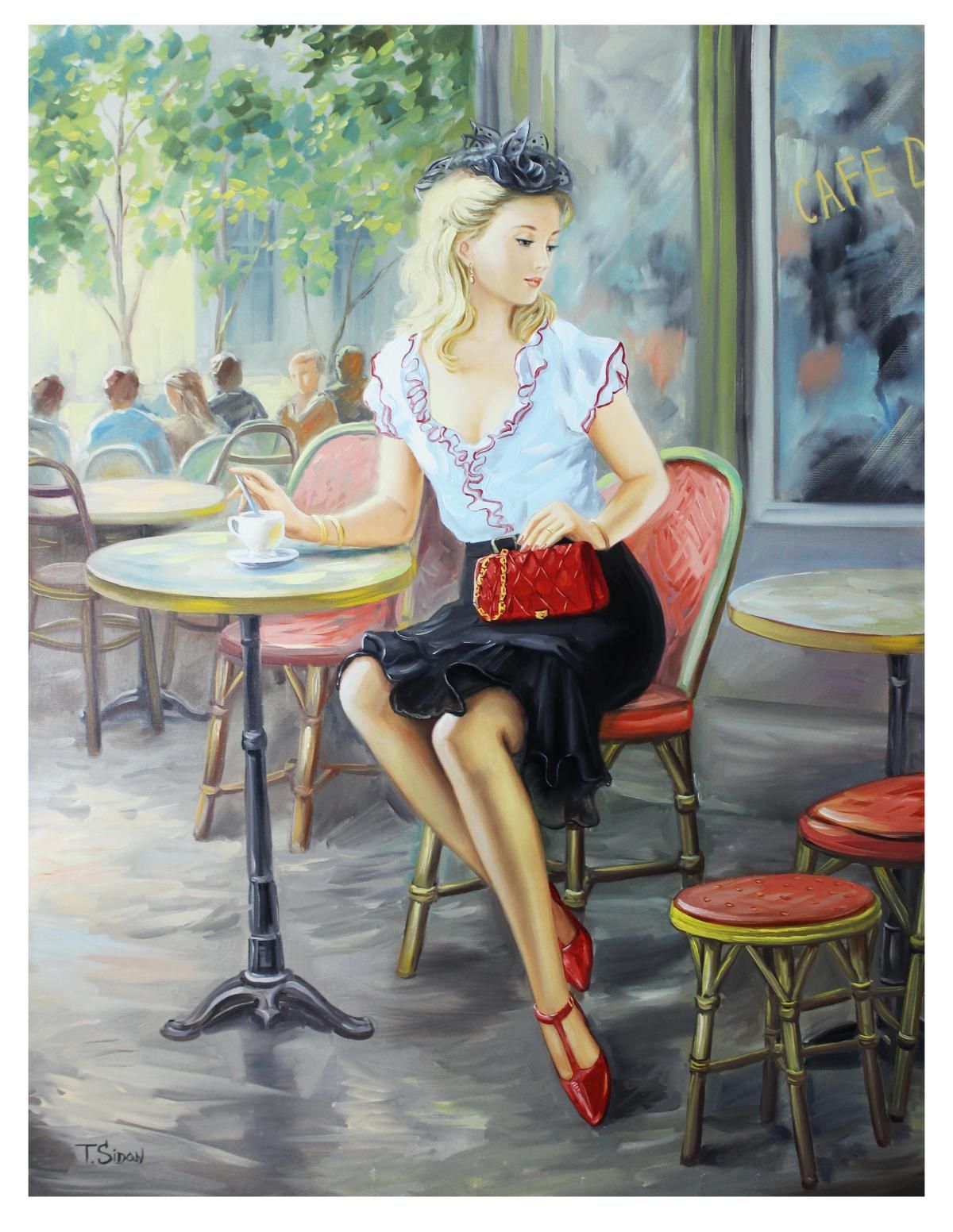 Taras Sidan- Original Giclee on Canvas "Dandy"