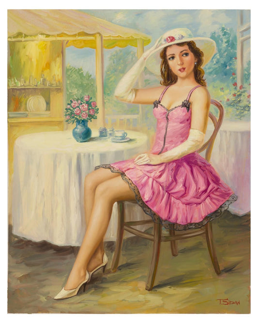 Taras Sidan- Original Giclee on Canvas "Deborah"