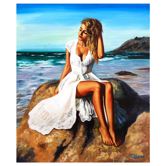 Taras Sidan- Original Oil on Canvas "Monique"