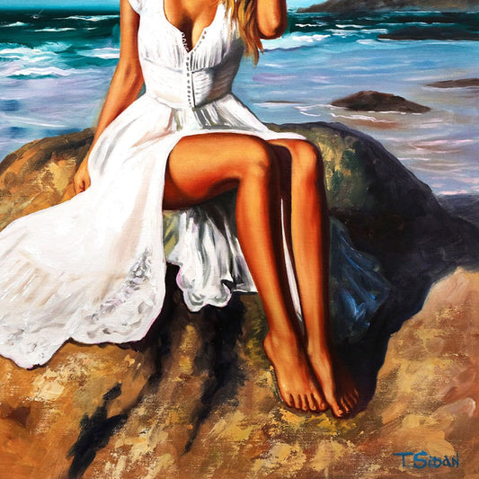 Taras Sidan- Original Oil on Canvas "Monique"