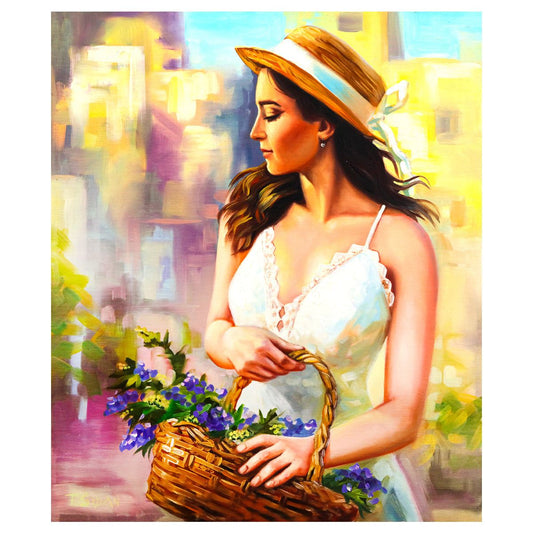 Taras Sidan- Original Oil on Canvas "Charlotte"