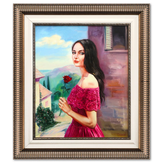Taras Sidan- Original Oil on Canvas "Mediterranean Daydream"