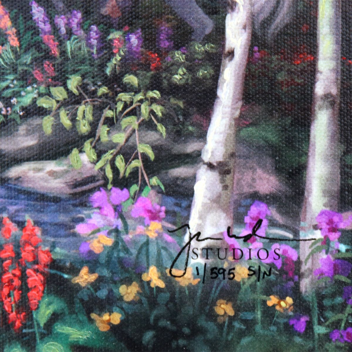 Thomas Kinkade- Hand Embellished Giclee on Canvas "The Evil Queen"