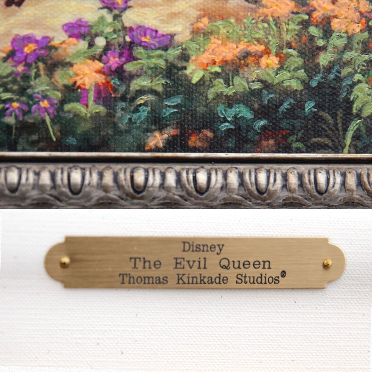 Thomas Kinkade- Hand Embellished Giclee on Canvas "The Evil Queen"