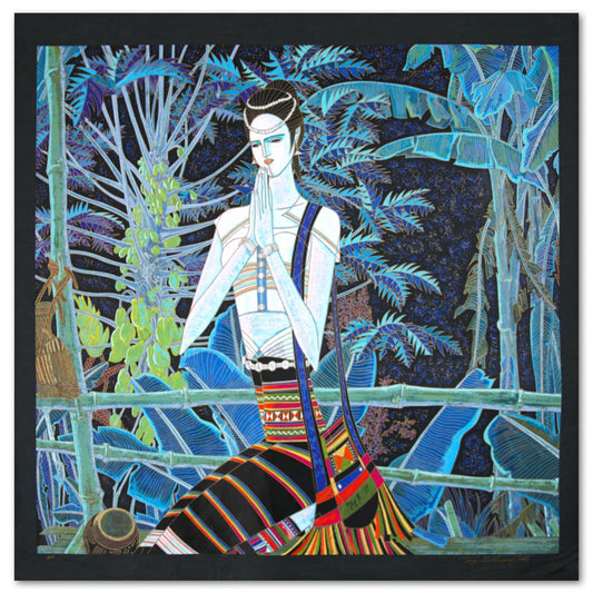 Ting Kuang- Silkscreen "Best Wishes"