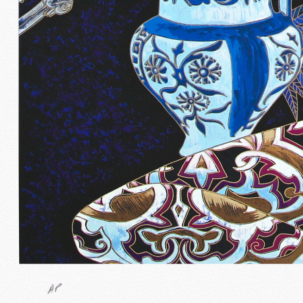 Ting Kuang- Silkscreen "Heart to Heart"