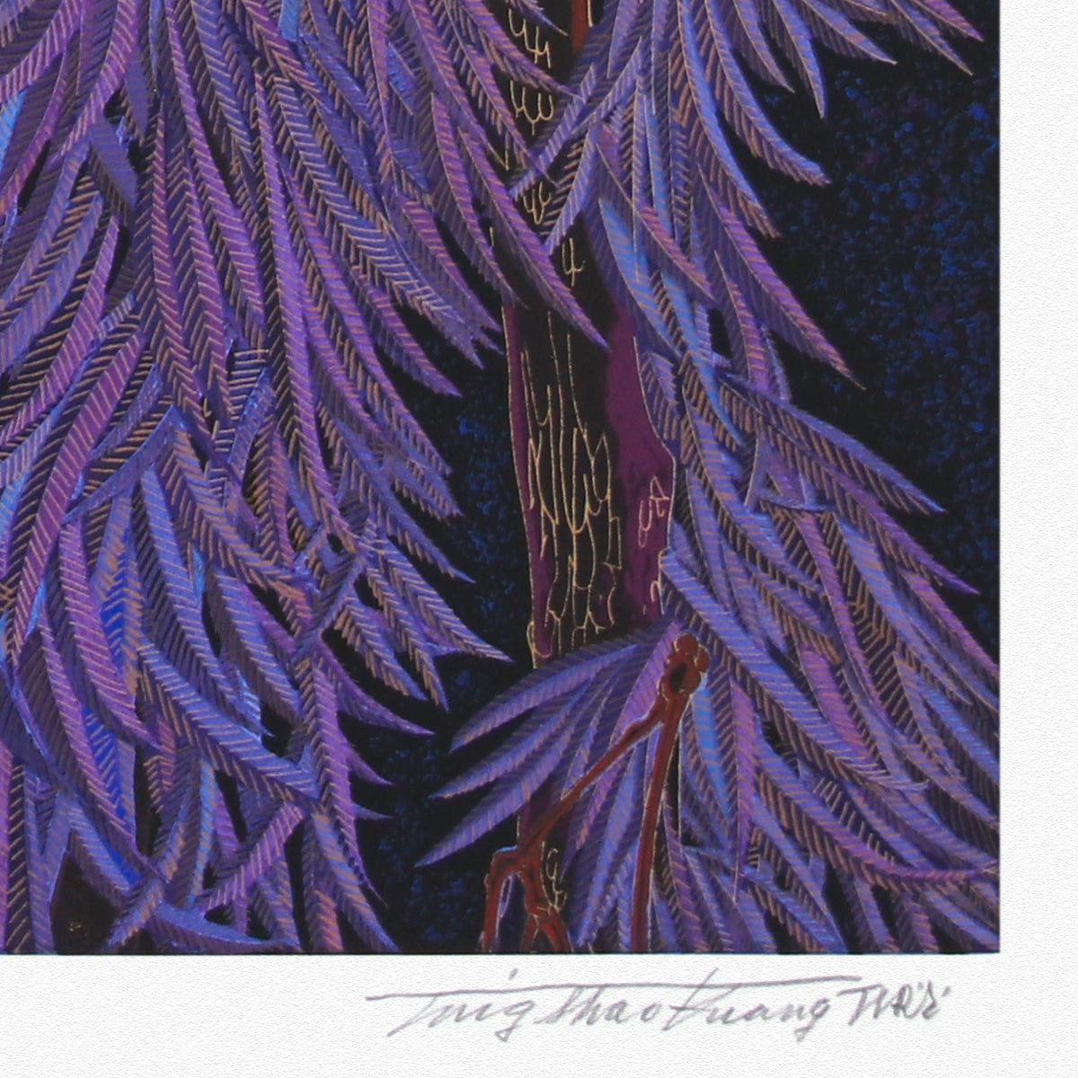 Ting Kuang- Silkscreen "Mysterrious Xixhuanbanna Rice Paper"