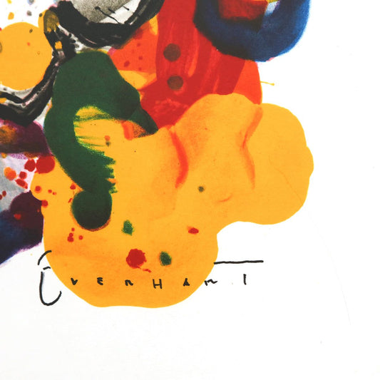 Tom Everhart- Hand Pulled Original Lithograph "Why I Like Big Hair"