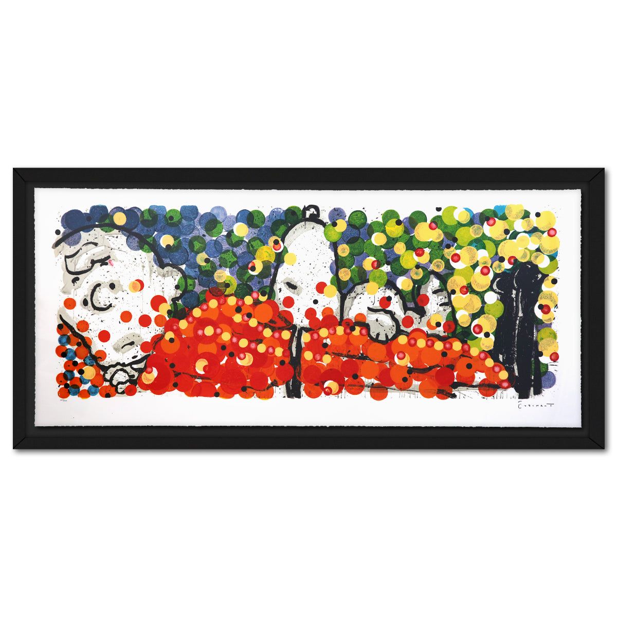 Tom Everhart- Hand Pulled Original Lithograph "Snooze Alarm Boogie, 7:15 AM"