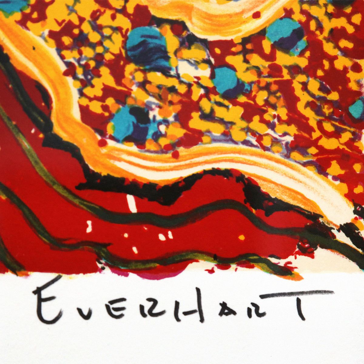 Tom Everhart- Hand Pulled Original Lithograph "Hollywood Hound Dog"