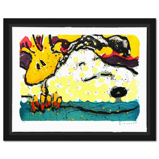 Tom Everhart- Hand Pulled Original Lithograph "Bora Bora Boogie Bored"