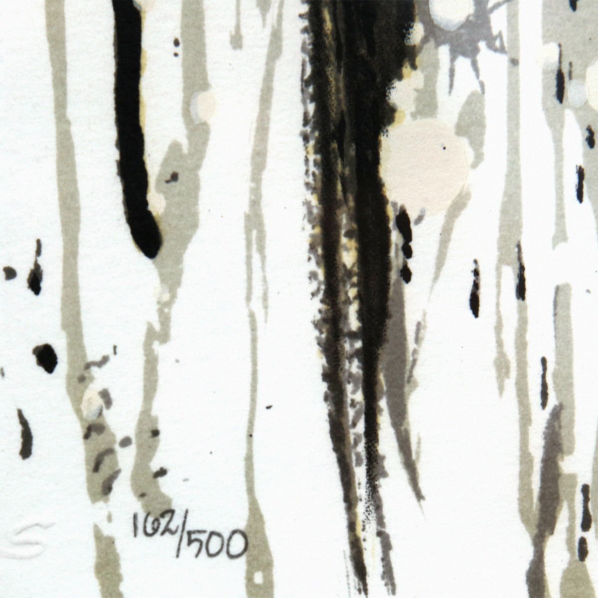 Tom Everhart- Hand Pulled Original Lithograph "Dancing In The Rain"
