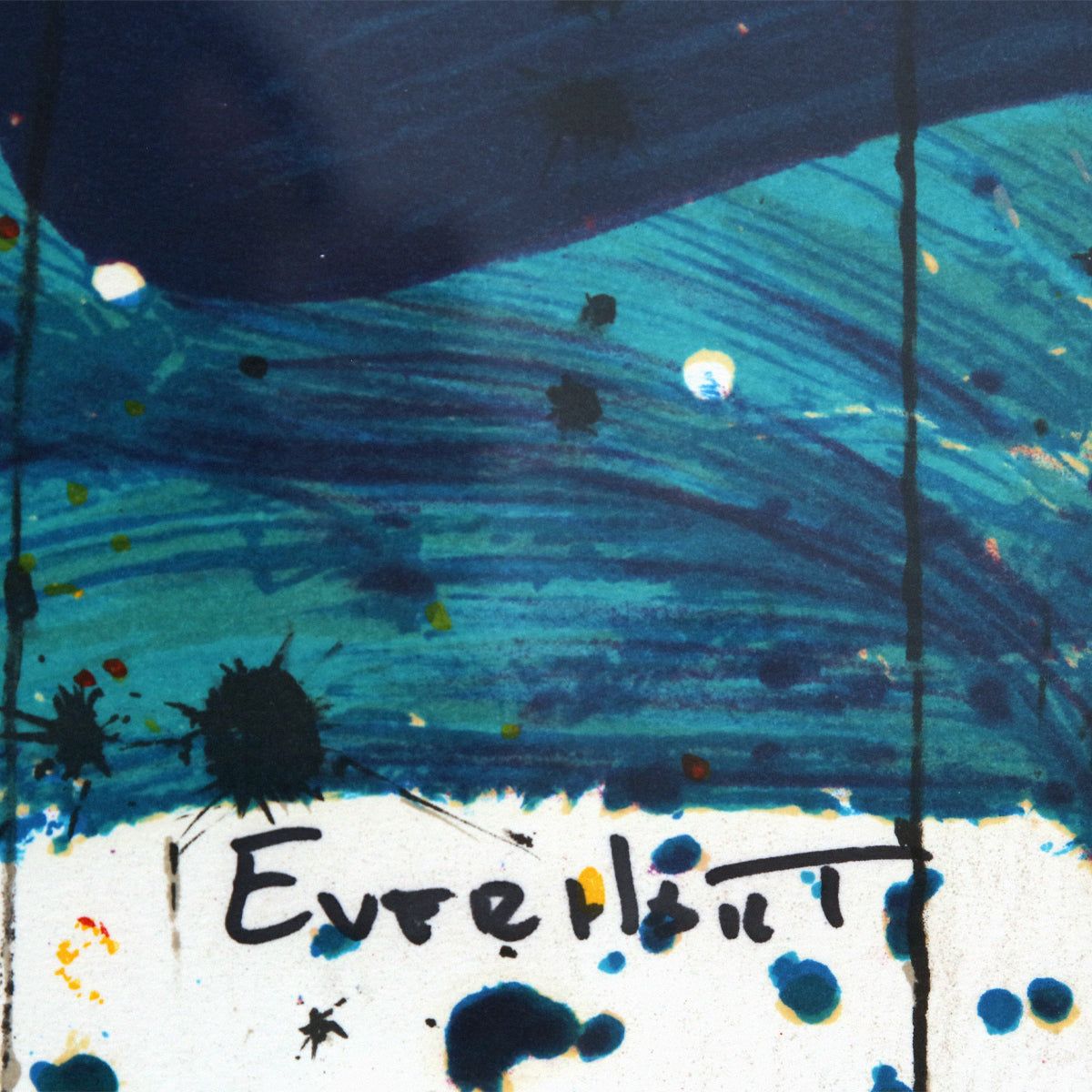 Tom Everhart- Hand Pulled Original Lithograph "Ace Face"