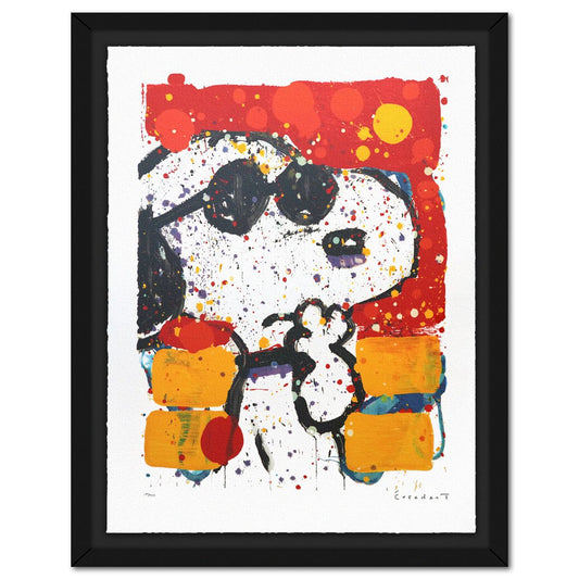 Tom Everhart- Hand Pulled Original Lithograph "Cool & Intelligent"