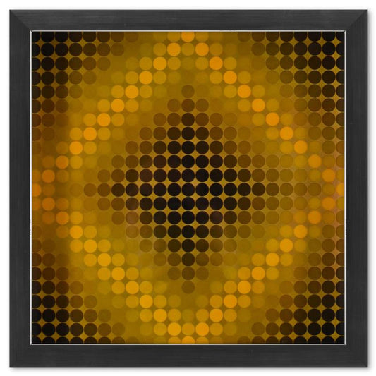 Victor Vasarely (1908-1997), "DIA - SP - F1 de la serie CTA - 102" Framed 1971 Heliogravure Print with Letter of Authenticity