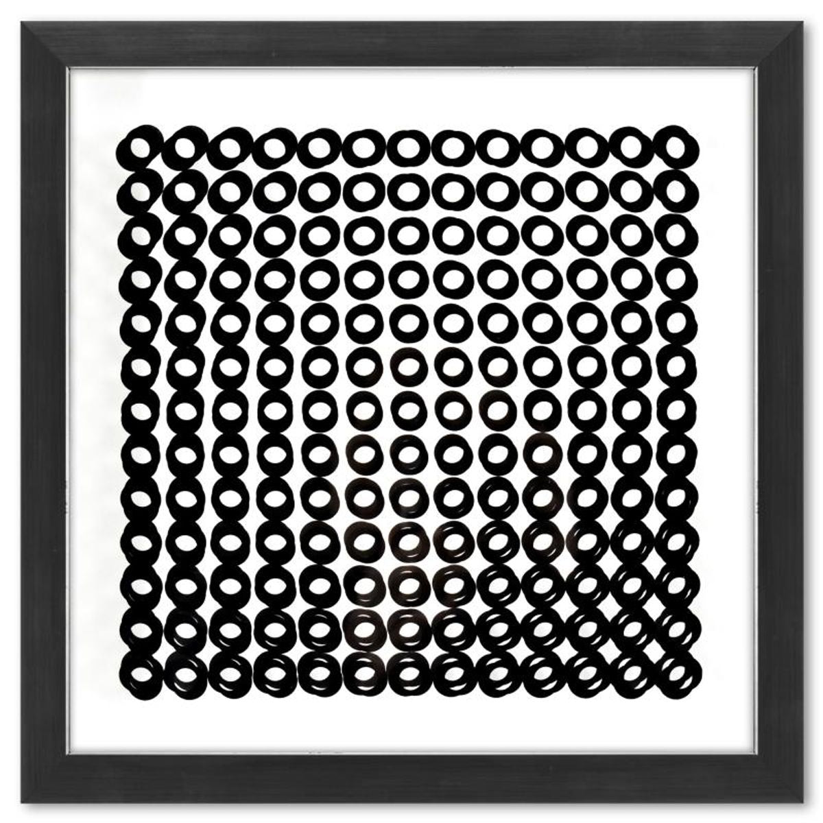 Victor Vasarely (1908-1997), "Trois Dimensions Optique de la serie Cinetiques" Framed 1973 Dimensional Art with Letter of Authenticity