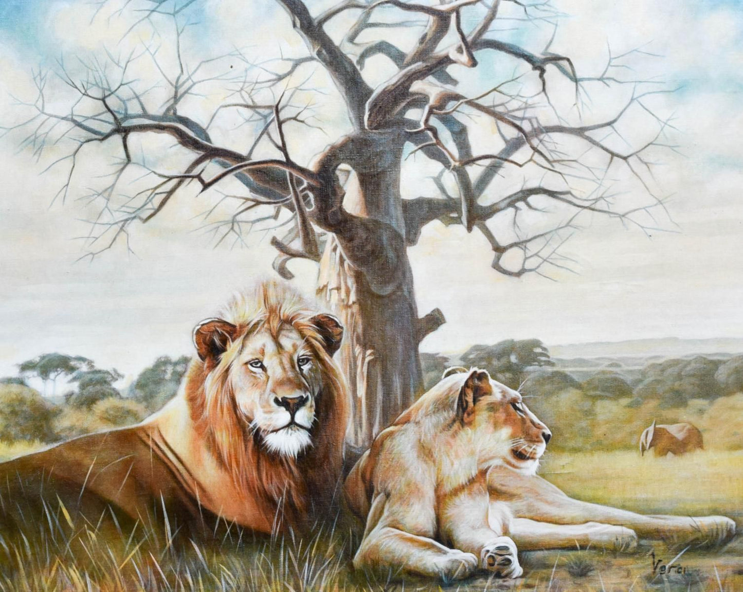 Vera V. Goncharenko- Original Giclee on Canvas "Pride"
