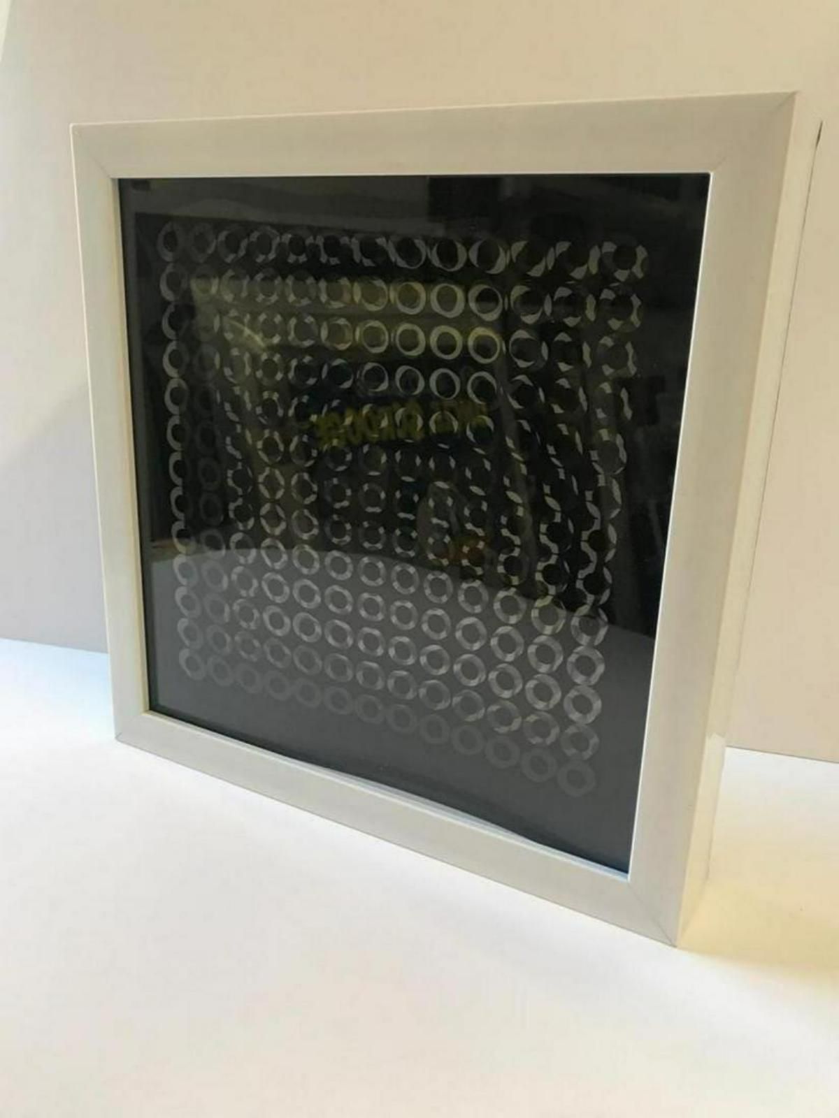 Victor Vasarely- 3D Wall Sculpture/object - Set of 8 "Cinetiques"