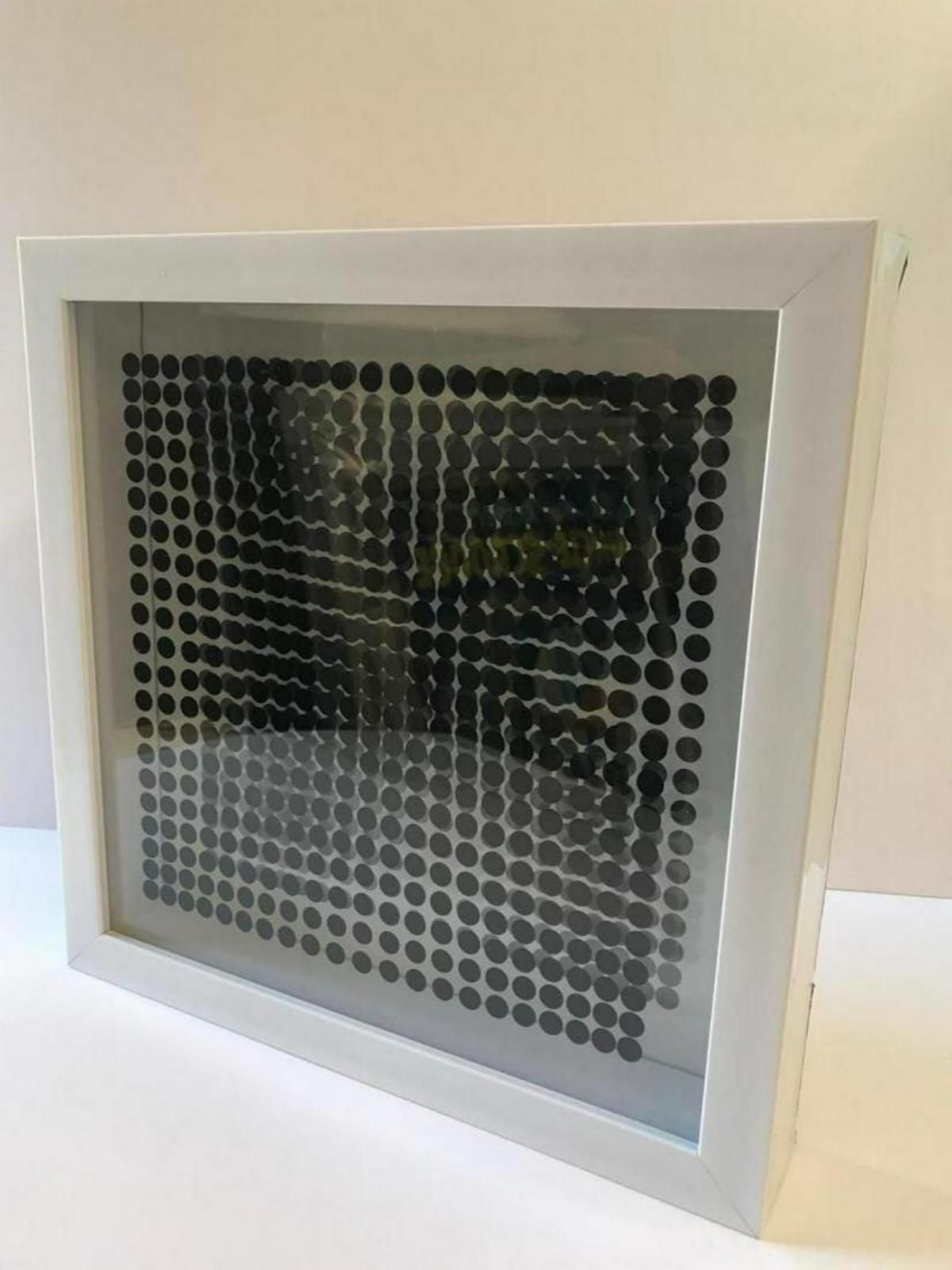 Victor Vasarely- 3D Wall Sculpture/object - Set of 8 "Cinetiques"