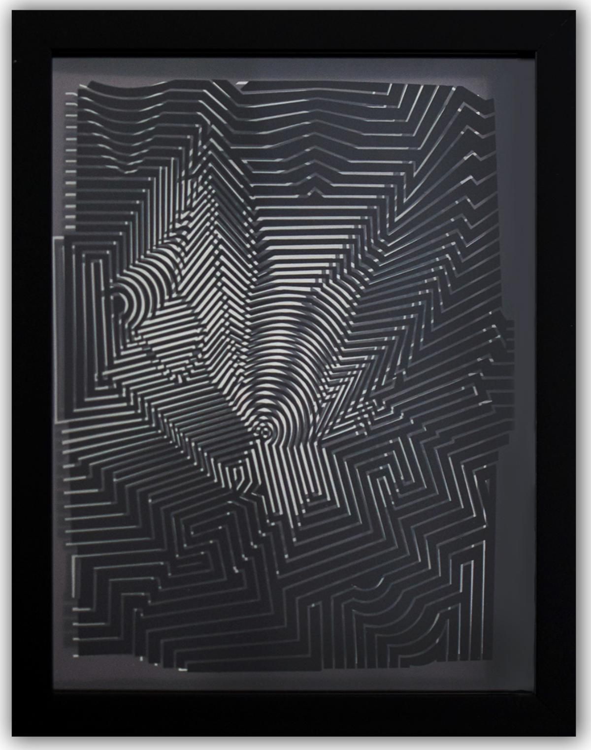 Victor Vasarely- 3D Wall Sculpture/object "Cinetiques"