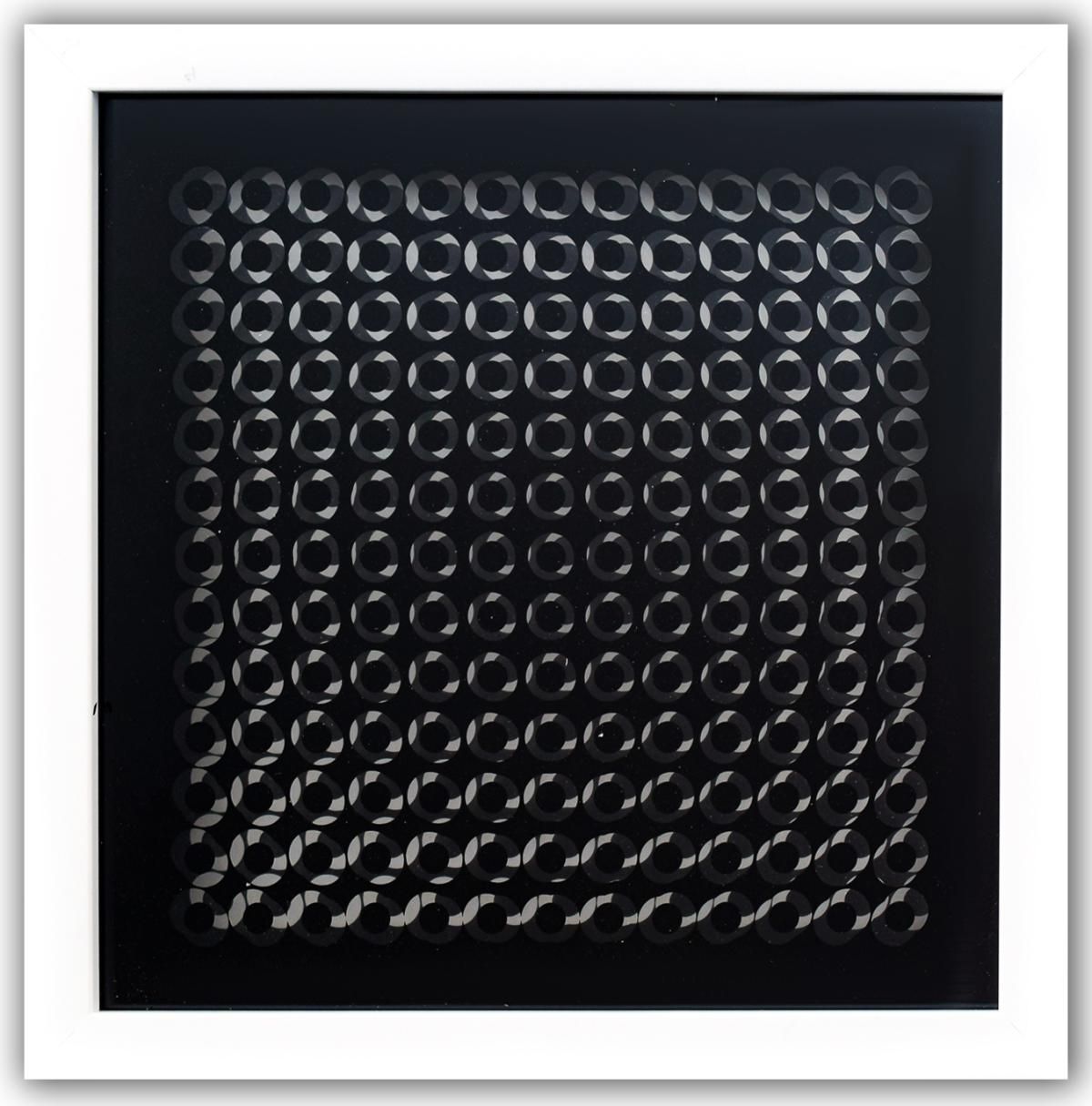 Victor Vasarely- 3D Wall Sculpture/object "Trois Dimensions Optique de la serie Cinetiques"