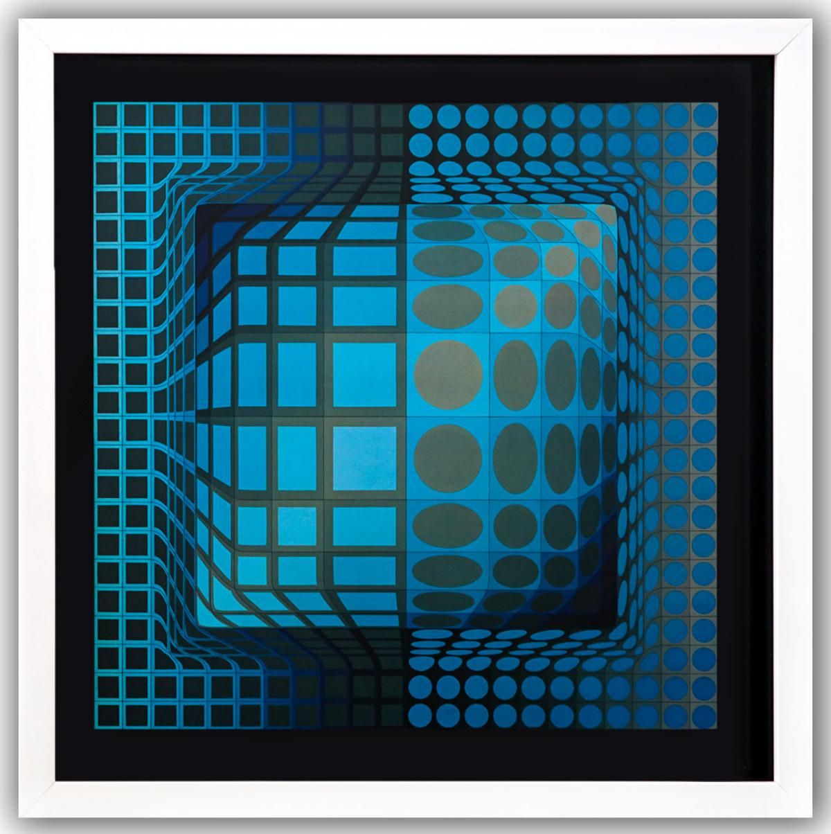 Victor Vasarely- Heliogravure Print "Untitled"