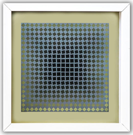 Victor Vasarely- Heliogravure Print "Untitled"