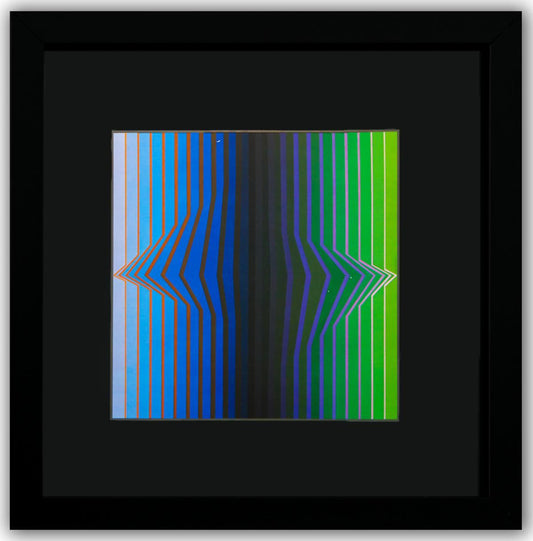 Victor Vasarely- Heliogravure Print "Untitled"