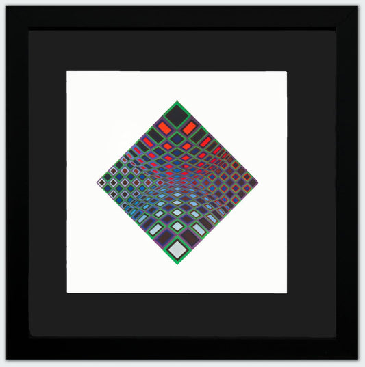 Victor Vasarely- Heliogravure Print "Untitled"