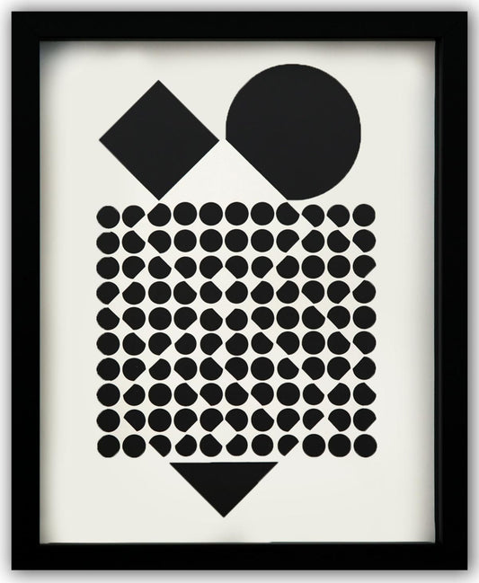 Victor Vasarely- Heliogravure Print "Untitled"
