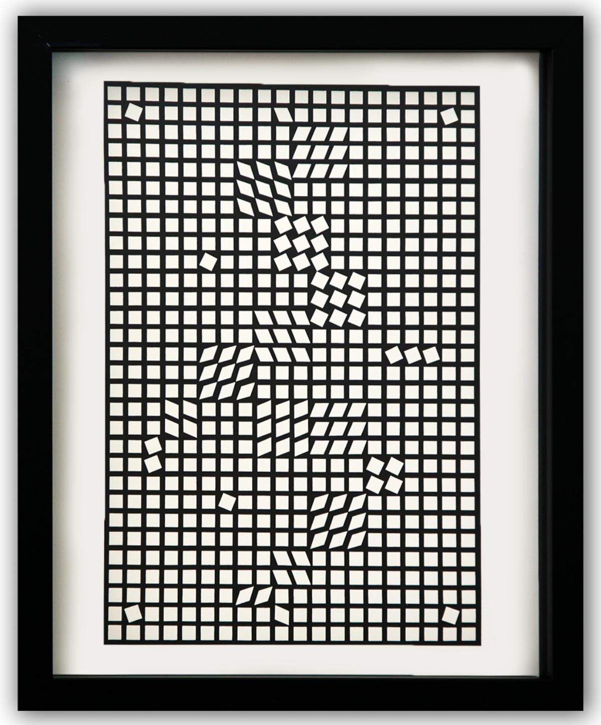 Victor Vasarely- Heliogravure Print "Untitled"