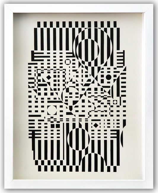 Victor Vasarely- Heliogravure Print "Untitled"