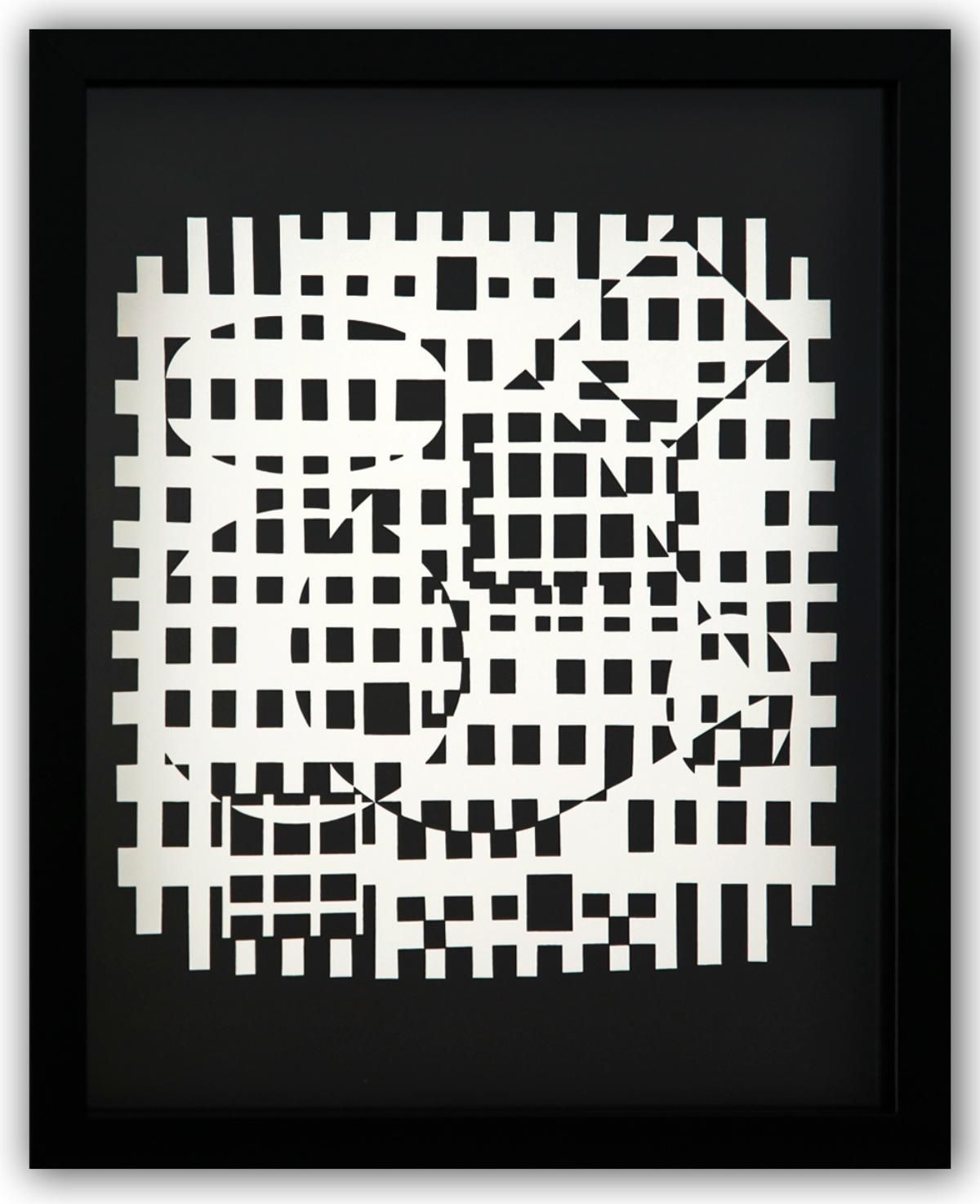 Victor Vasarely- Heliogravure Print "Untitled"