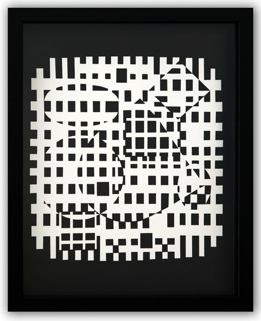 Victor Vasarely- Heliogravure Print "Untitled"