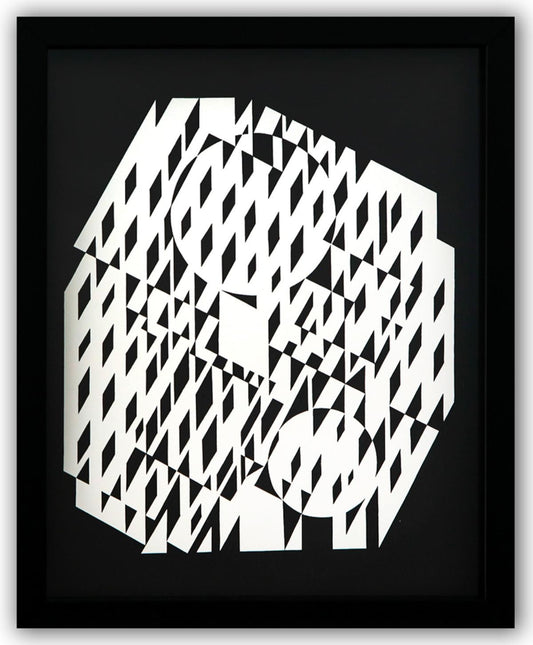 Victor Vasarely- Heliogravure Print "Untitled"