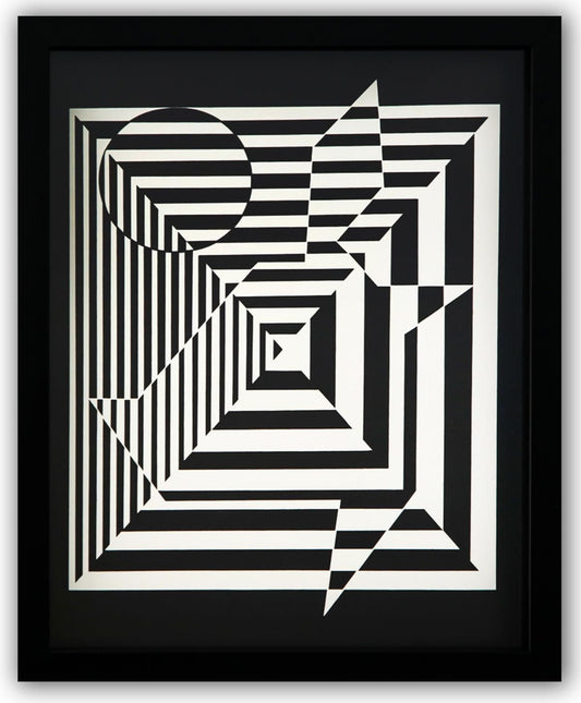 Victor Vasarely- Heliogravure Print "Untitled"