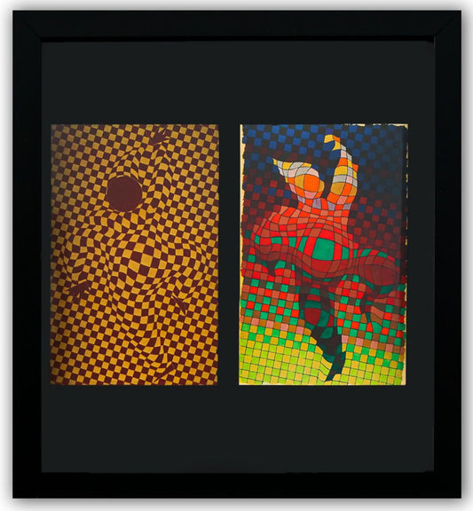 Victor Vasarely- Heliogravure Print "Untitled"